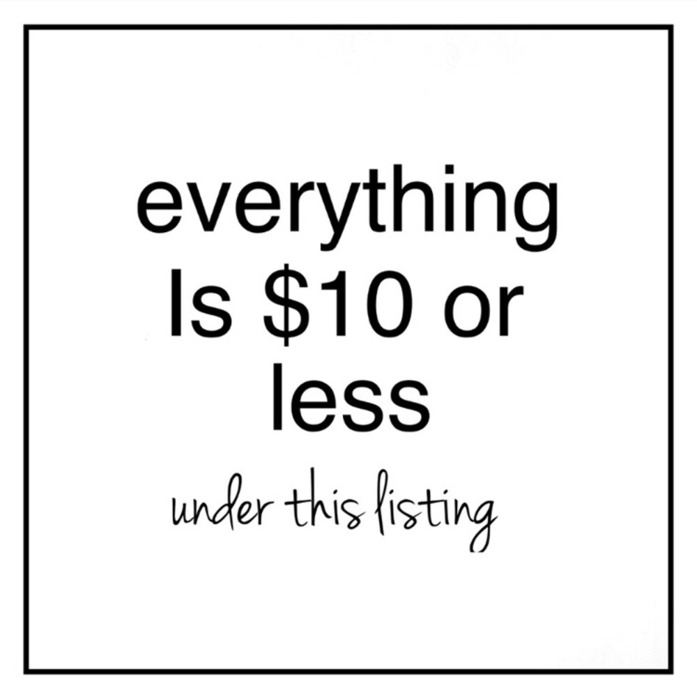 $10 OR LESS ITEMS BELOW